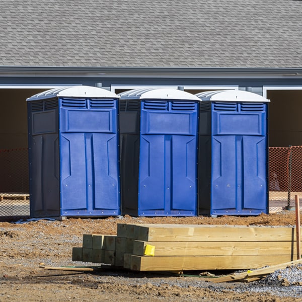 do you offer hand sanitizer dispensers inside the porta potties in Arp Texas